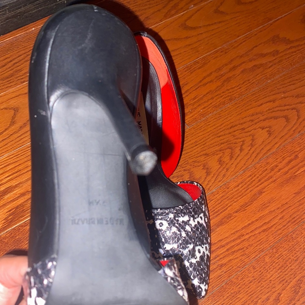 Steve Madden Black & White Snake Pattern - image 6